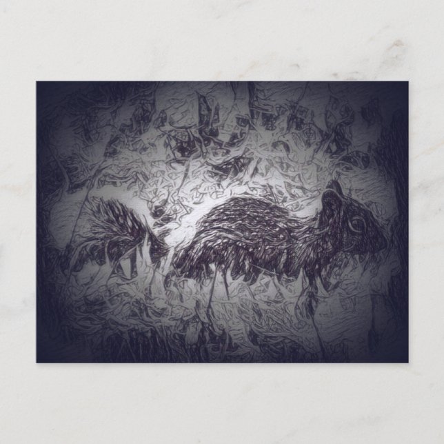 Postales de ardilla - Cristales de yard (Anverso)