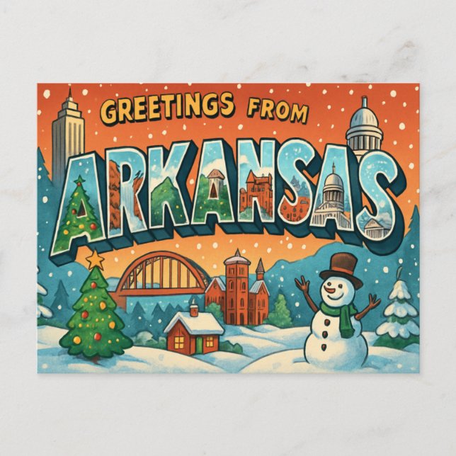 Postales de ARKANSAS (Anverso)