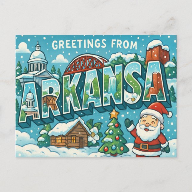 Postales de ARKANSAS (Anverso)