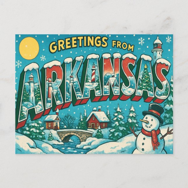 Postales de ARKANSAS (Anverso)