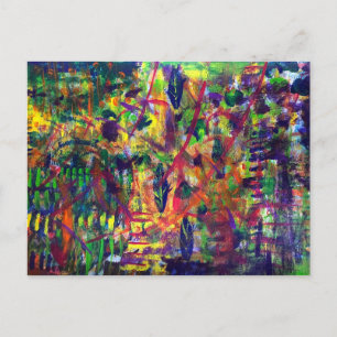 Postales de arte acrílico "Danza de verano"