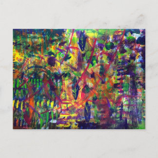 Postales de arte acrílico "Danza de verano"