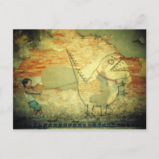 Postales de arte callejero / calle Penang Malaysia