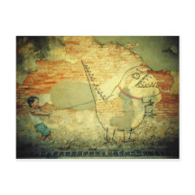 Postales de arte callejero / calle Penang Malaysia