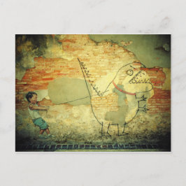 Postales de arte callejero / calle Penang Malaysia