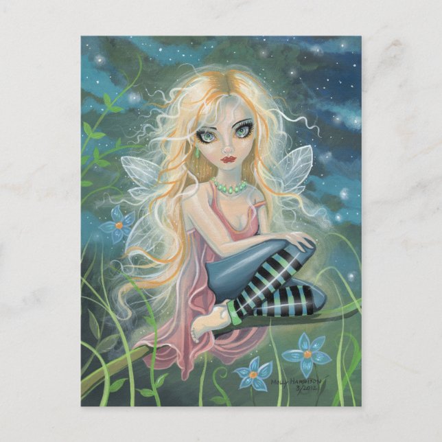 Postales de arte de fantasía de hadas de Starlight (Anverso)