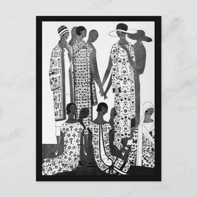 Postales de arte de la moda 28 (Anverso)