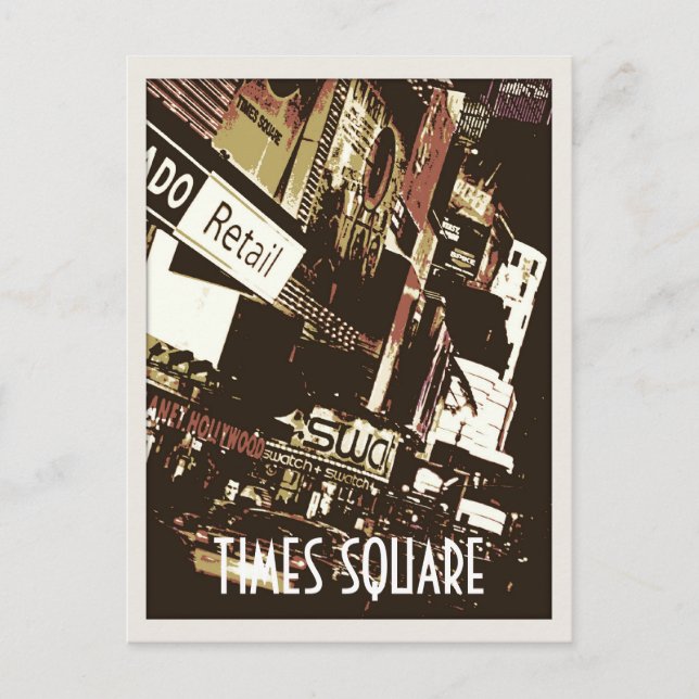 Postales de arte de Times Square (Anverso)