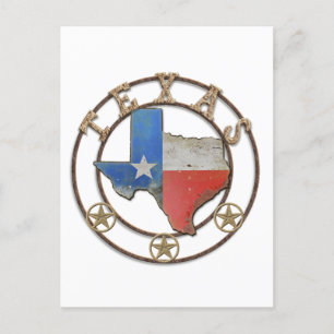 Postales de arte en el bar de Texas