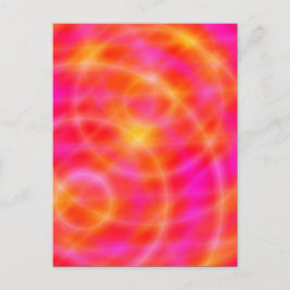 Postales de arte espacial digital - Planetas rosad
