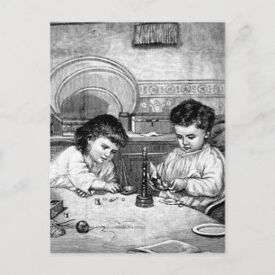 Postales de arte infantil de época