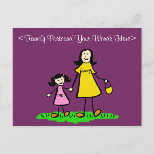 Postales de arte personalizadas para la familia Ma