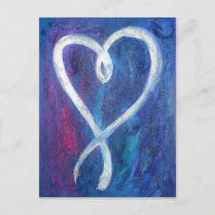 Postales de arte Personalizado de pintura cardíaca