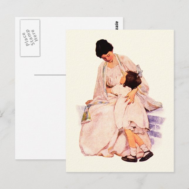 Postales de arte vanguardista del Día de la Madre (Anverso / Reverso)
