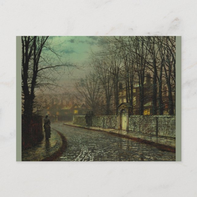 Postales de Atkinson Grimshaw Tryst CC0611 (Anverso)