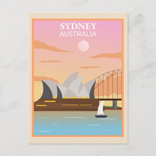 Postales de Australia en Sídney (Anverso)