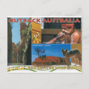 Postales de Australia Outback   Australiano escéni