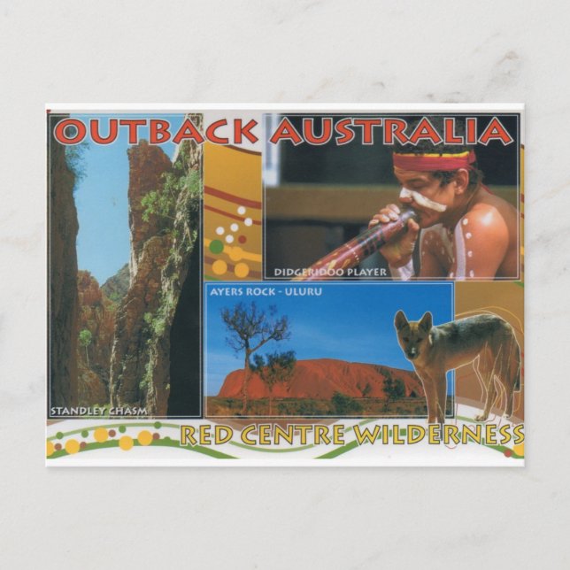 Postales de Australia Outback | Australiano escéni (Anverso)