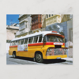 Postales de autobús maltés