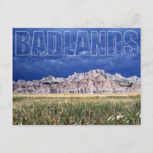 Postales de Badlands y Prairie Dakota del Sur