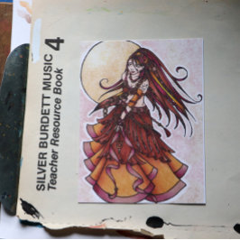 Postales de bailarina de Belly de otoño