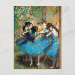 Postales de bailarinas azules de Degas