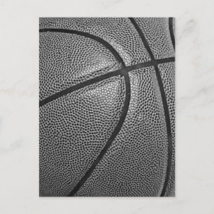 Postales de baloncesto de escala de grises