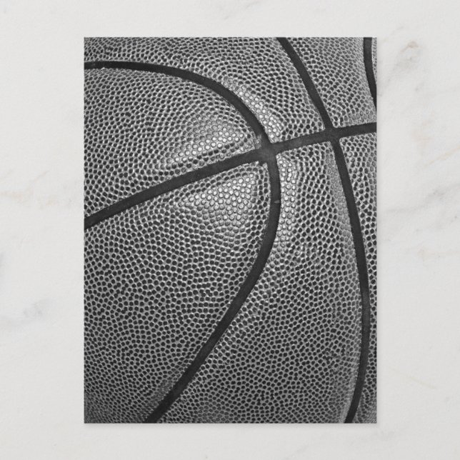 Postales de baloncesto de escala de grises (Anverso)