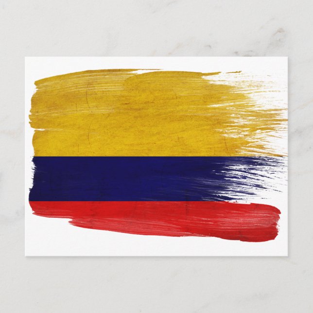 Postales de bandera de Colombia (Anverso)
