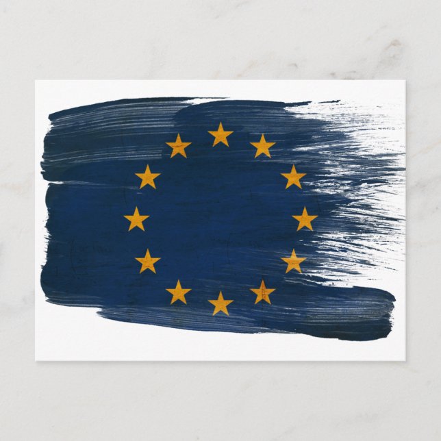 Postales de bandera de la Unión Europea (Anverso)