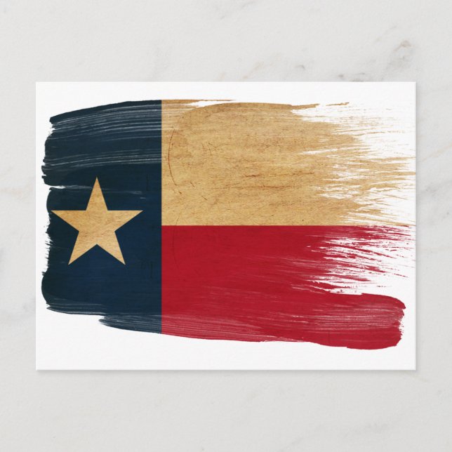 Postales de bandera de Texas (Anverso)