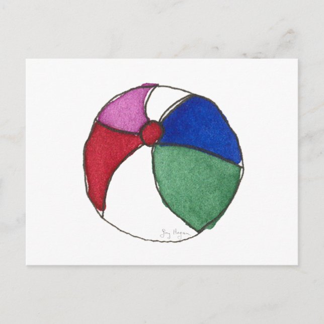 Postales de Beach Ball (Anverso)