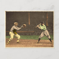 Postales De Béisbol En Estilo Vintage