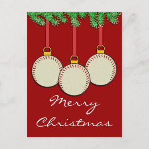 Postales de béisbol para navidades