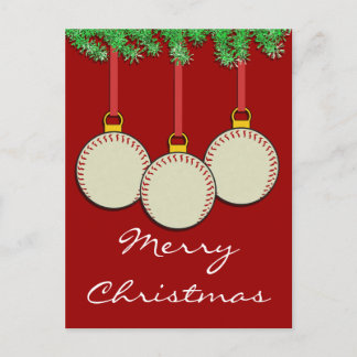Postales de béisbol para navidades
