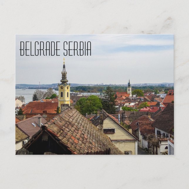 Postales de Belgrado Serbia (Anverso)