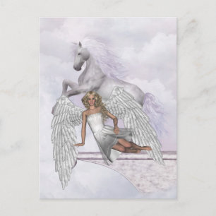 Postales de belleza mágica de Angel Unicorn