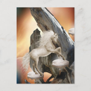 Postales de belleza mágica de Unicornio