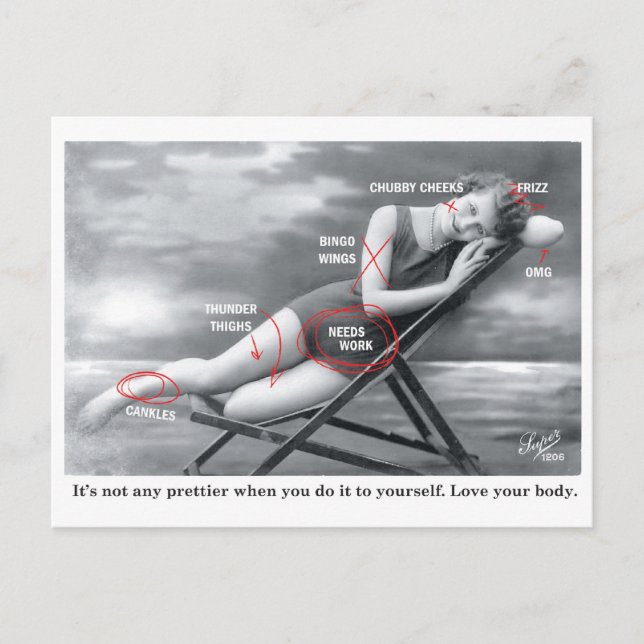 Postales de belleza para el baño (Anverso)