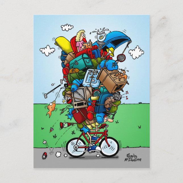 Postales de bicicleta turística (Anverso)