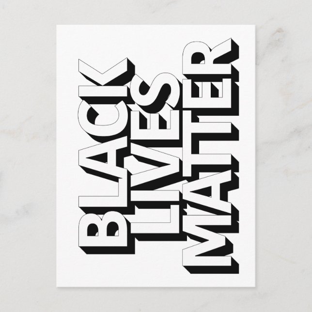Postales de Black Lives Matter (Anverso)