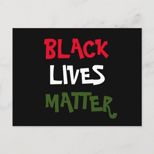 Postales de Black Lives Matter (Anverso)