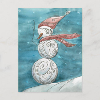 Postales de Blustery Snowman