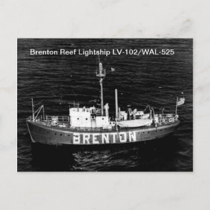 Postales de Brenton Reef Lightship LV-102/WAL-525