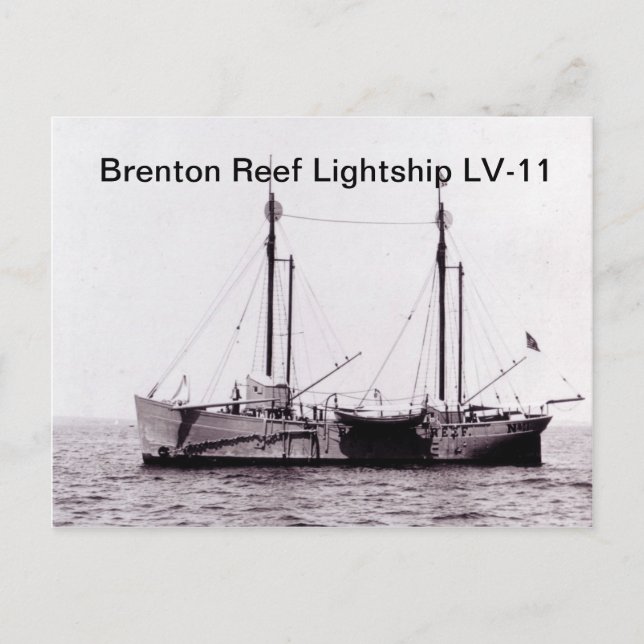 Postales de Brenton Reef Lightship LV-11 (Anverso)