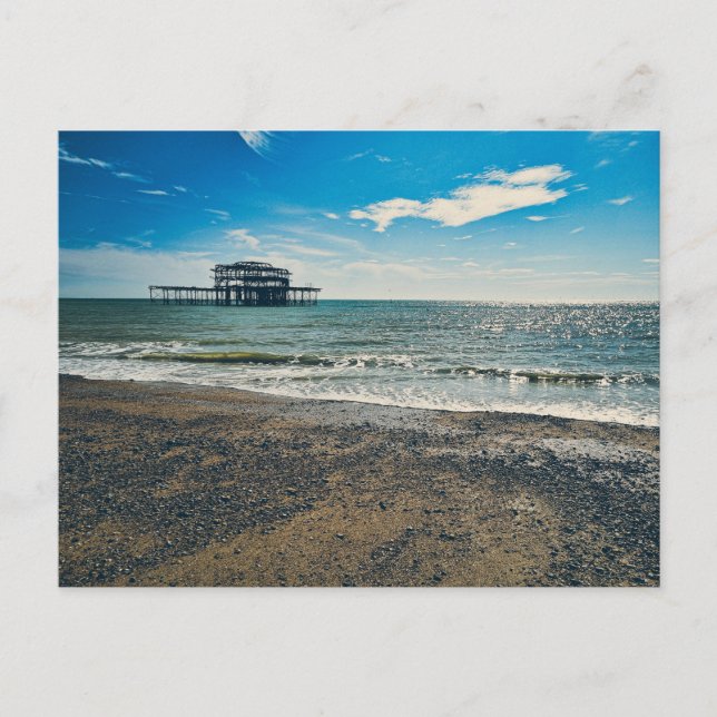 Postales de Brighton West Pier - Fotografía coster (Anverso)
