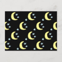 Postales de brillo lunar (amarillo negro y suave)