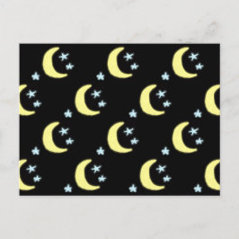 Postales de brillo lunar (amarillo negro y suave)