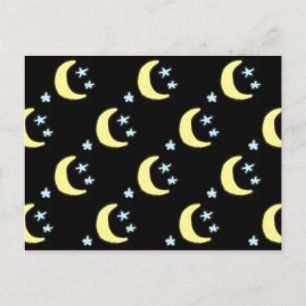 Postales de brillo lunar (amarillo negro y suave)