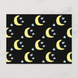 Postales de brillo lunar (amarillo negro y suave)